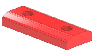 KMC Continuous Miner Rear Bumper - Centre