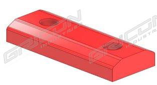 BUMPER FRAS POLY CM REAR CENTRE W/ 50MM OFFSET 12CM12/30