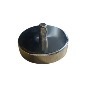 MAGNET ROUND 46X9MM W/ 8MM THREADED STUD